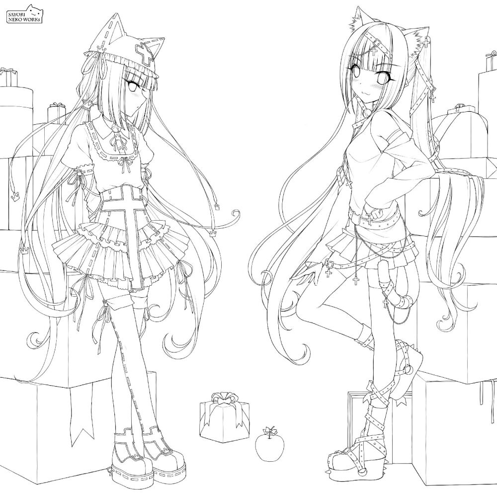 黑白動(dòng)漫手繪線稿 藝術(shù)創(chuàng)作與設(shè)計(jì)的基礎(chǔ)